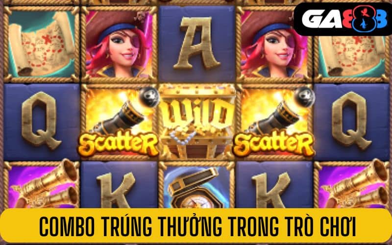 Combo trúng thưởng trong trò chơi Nữ Hoàng Tiền Thưởng